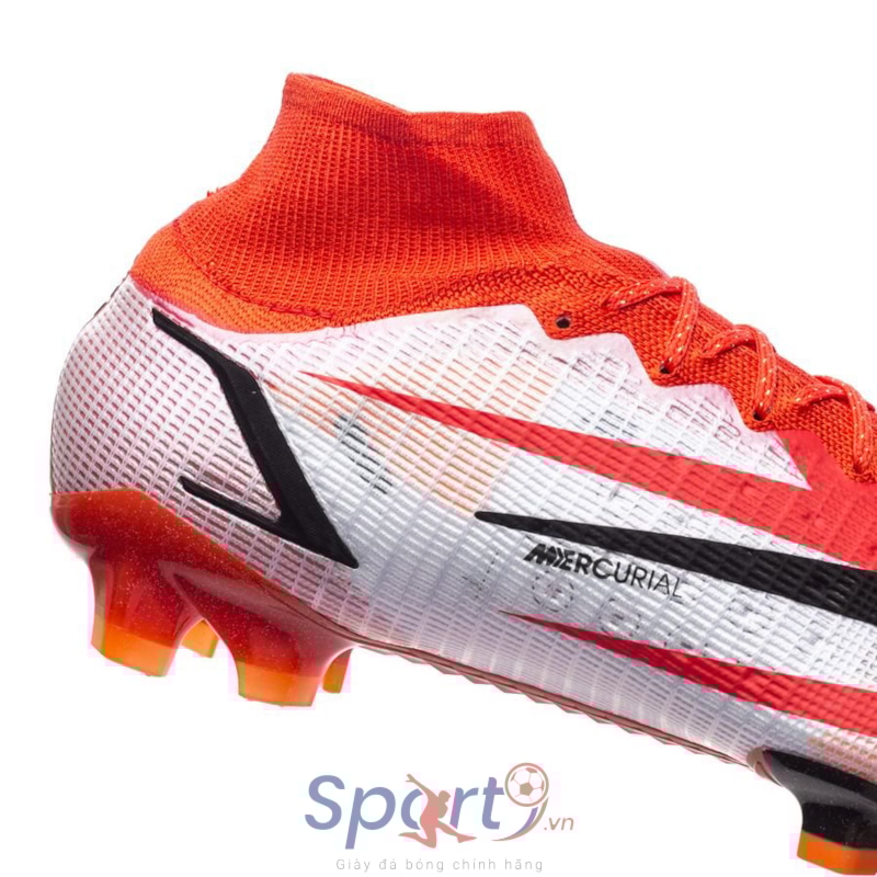 Nike Mercurial Superfly 8 Elite FG CR7 Spark Positivity - Chile Red/Black/White/Total Orange